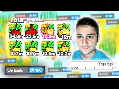 Hacker გავხდი და უძლიერესი ცხოველი მყავს Pet Simulator X Roblox