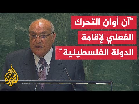 وزير الخارجية الجزائري: الإجماع على حل الدولتين هو الضامن لتسوية نهائية للصراع الفلسطيني الإسرائيلي
