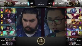 SUP vs DW (MSI 2017 Group A)