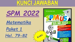 SPM 6 2022 - Hal. 79 - 82 | Matematika - Paket 1