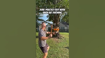 Foot work & axe throwing? #shorts #axethrowing #axe #vikings #skills #outdoors #tips #howto