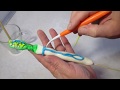 зубная щетка из мастики