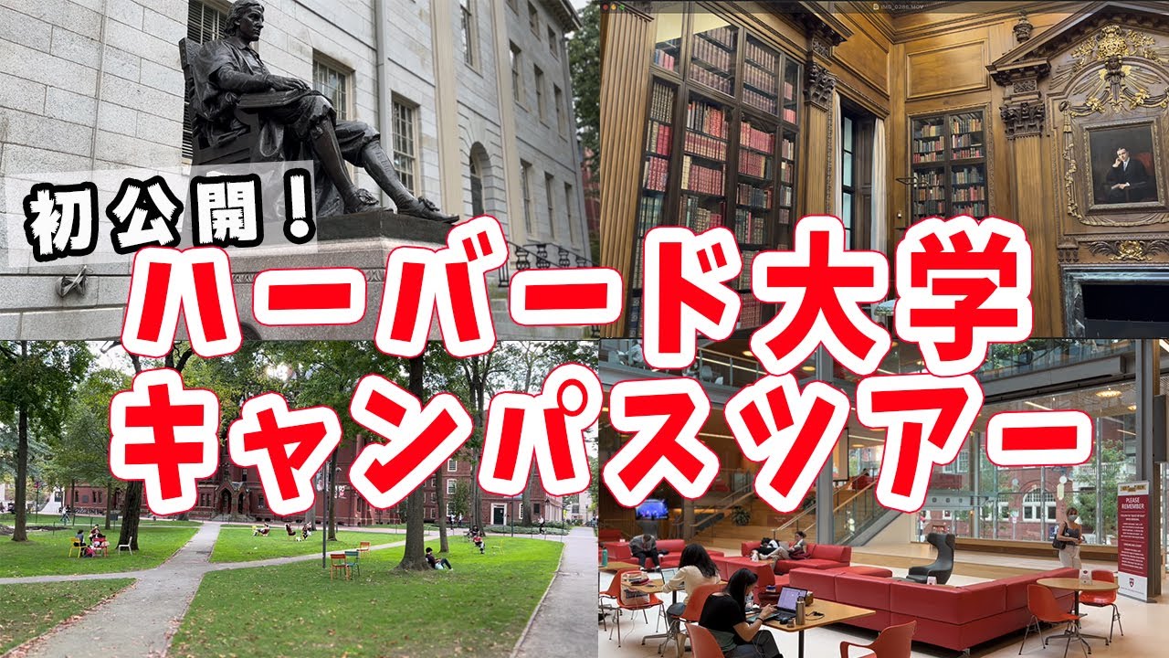 【現役】ハーバード生によるキャンパスツアーしちゃってもいいよね？