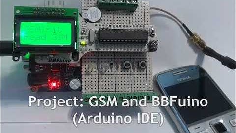Project - GSM and BBFuino (Arduino IDE)