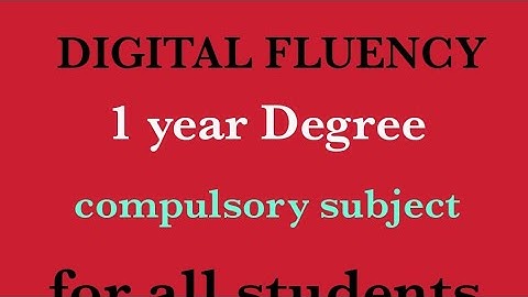 DIGITAL FLUENCY Module 3@eedjoin