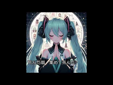 初音ミク　死んだ暦（カレンダー）を読む　オリジナル曲 full