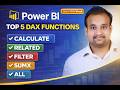 TOP 5 DAX In Powerbi