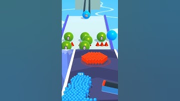 Ball Run 2048 vs Count Master Crowd Runner New Gameplay #satisfying #gameplay #shorts