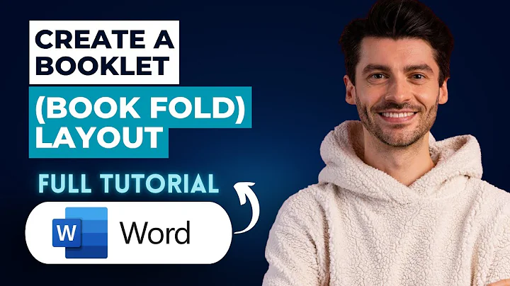 How to Create a Booklet (Book Fold) Layout in Word [2025 Guide]