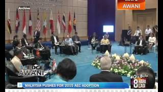 Malaysia pushes for 2015 AEC adoption