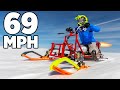 I Built the FASTEST Jet Powered Snowmobile!