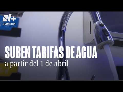 Es oficial, desde el 1 de abril las tarifas del agua serán más caras en ...