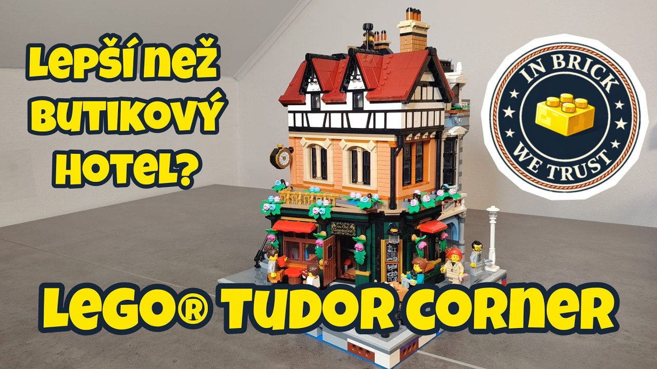 Nová budova ve městě! LEGO Icons 10350 Tudor corner