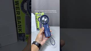 Eto ang malupet! Turbo fan na may 10000mah battery at may built-in cable for powerbank #remax