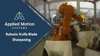 Robotic Knife Blade Sharpening — Laser-Scanned Custom Path