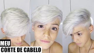 CORTE DE CABELO MASCULINO 2017 COMO FAZER | UNDERCUT COM FRANJA | DIVOS ENSINAM