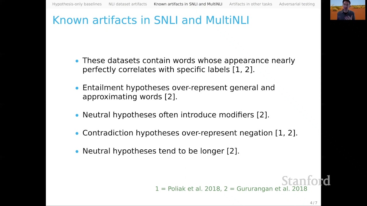 Adversarial Testing | Stanford CS224U Natural Language Understanding | Spring 2021