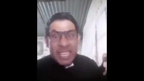 PADRE DOMINGO "Sida para tí, sida, cáncer hijo del diablo!"