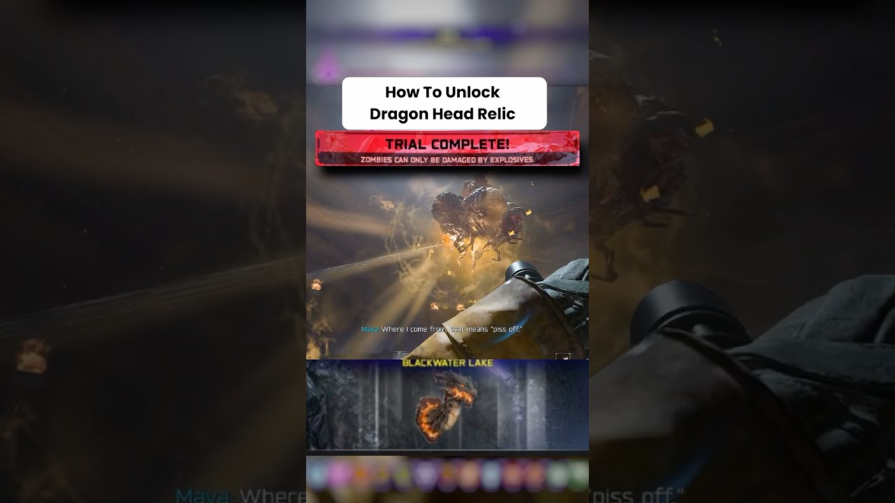 How To Unlock 🔓 Dragon Head 🐲 Relic In Black Ops 7 Zombies 🧟 Curse Mode 💀💀💀