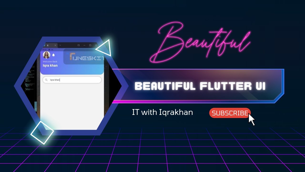 Beautiful Modern Home Screen UI in flutter ️🫰 - YouTube