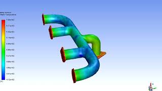 Steady State simulation of a fluid flow in an exhaust Port|Ansys Fluent