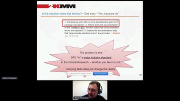 R/Pharma 2020 Day 1.  Adrian Olszewski.  Numerical Validation in Bringing R to the Clinical Research