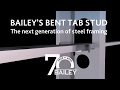 Bailey bent tab stud