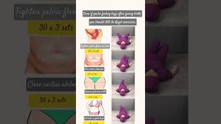 Rebuild Strength After Baby 💪 Pelvic Floor Training #NewMom #HomeWorkout #HealthyLife