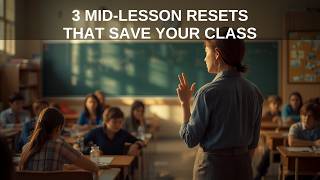 3 Mid-Lesson Resets That Save Your Class Without a Lecture