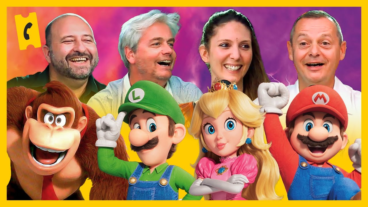 Les voix du film Mario reviennent avec nous sur la VF phénomène
