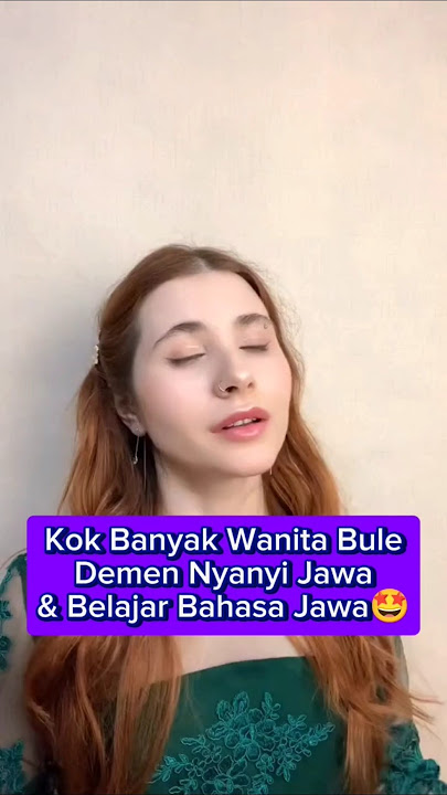 Mbak Bule Keren Nyanyi Lagu Jowo ' Lamunan ' #lagujawa #campursari #ontrending