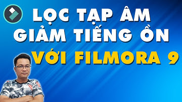 Hướng dẫn lọc tạp âm Video với Filmora 9