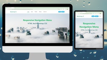 How to create Responsive Navbar with Bootstrap 5 | Step by Step Tutorial