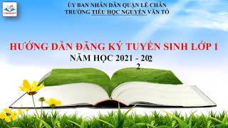 HƯỚNG DẪN TUYỂN SINH 2021 - 2022