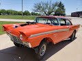 Orange 1957 Ford Gasser long version 1 hour