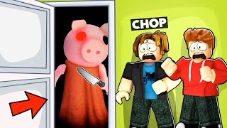 ROBLOX CHOP AND FROSTY PLAY ESCAPE PIGGY SIMULATOR screenshot 4