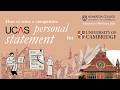 The Homerton College Admissions Webinars 2026: How to write a competitive personal statement