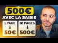 Gagner 500 50 par page en tapant simplement des noms  gagner de largent sur internet