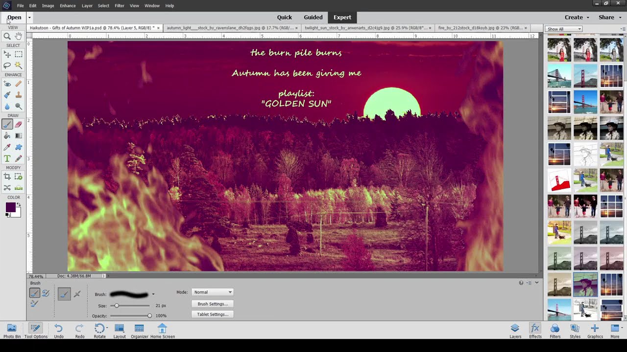 Haikutoon - Gifts of Autumn