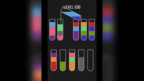 Water sort puzzle level 530