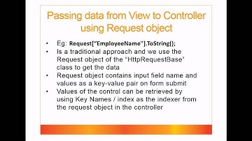 LAB 5   Passing data from view to controller using Request, Parameters and Model Binding in MVC