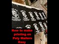 HOW TO MAKE PRINTING ON POLY MAILERS EASY