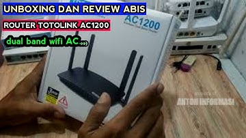 part1:UNBOXING DAN REVIEW ABIS ROUTER TOTOLINK  AC1200  A720R versi @AntonInformasi