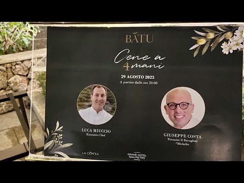 “Cena a 4 mani”, a Taormina gli chef Miuccio e Costa aprono le danze al Bátu