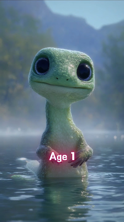 🌊Nessie Evolution🐉 | Age 1 to 1000 #nessie #loch ness #shorts
