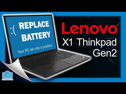 Lenovo X1 Thinkpad Gen 2 Battery Replacement