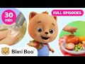 Mega mix of episodes part 1  bimi boo  preschool learning for kids