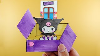 DIY Paper Kuromi care Blind Bag Tutorial | 쿠로미케어 블라인드백 튜토리얼