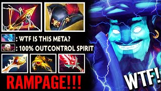 WTF Ballista + Pirate Hat STORM? RAMPAGE!!! 100% OutControl Spirit WTF Meta Epic Dota 2 Pro Gameplay