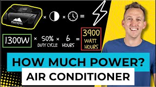 how to calculate air conditioner power usage for a marine, mobile, or off-grid electrical system